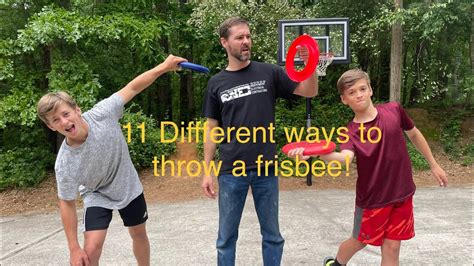 11 Different Ways To Throw A FRISBEE YouTube