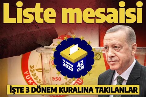 AK Parti de liste mesaisi İşte 3 dönem kuralına takılanlar TRHaber