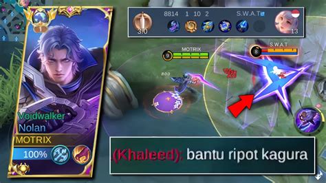 LOCK KAGURA SAMPAI DI BULLY TEAMNYA SENDIRI AUTO FEEDER NOLAN MLBB