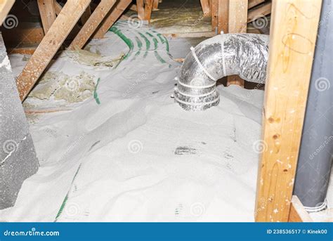 Pipe Insulation With Expanded Perlite In Domestic Ventilation With