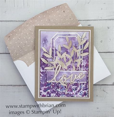 paper pumpkin alternative lovely lavender stamp  brian