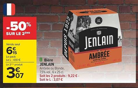 Promo Bière Jenlain chez Carrefour iCatalogue fr