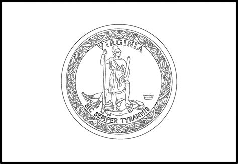 West Virginia Flag Coloring Page State Flag Drawing Flags Web