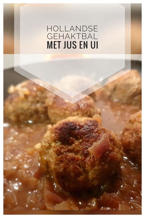 Gehaktbal Met Jus En Uitjes Oma S Gehaktballen Recept Kerstdiner