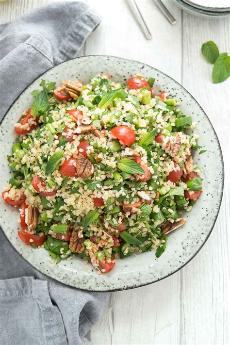 Bulgur Salat Mit Frischen Kr Utern Und Zitrone Rezept Elle Republic