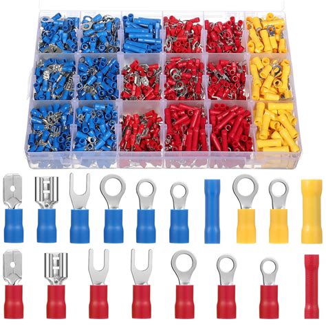 1700 Pcs Electrical Crimp Terminals Mixed Insulated Wire Connectors