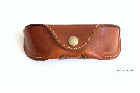 Glasses Case For Oakley Sunglasses Case Veg Tan Leather Handcrafted By Celyfos®