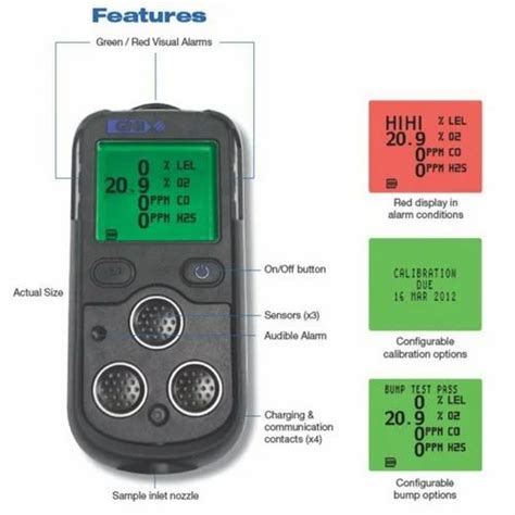 GMI PS200 Multi Gas Detector W O In Built Pump At 45000 Gas