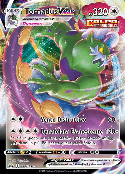 Tornadus Vmax Regno Glaciale 125 Pokémon Central Wiki