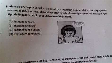 Exercicios De Linguagem Verbal E N O Verbal Braincp