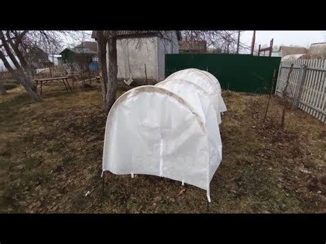 Парник из спанбонда своими руками - YouTube