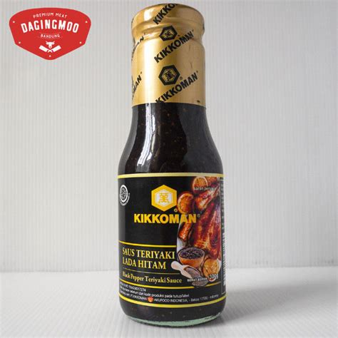 Kikkoman Black Pepper Sauce Gr Halal Saus Kikkoman Lada Hitam Gr