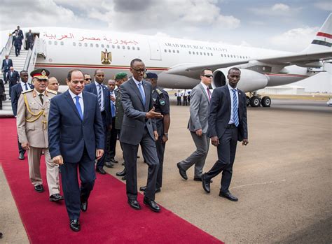 President Kagame Welcomes President Abdel Fattah Al Sisi T Flickr