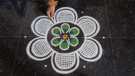 Panguni Madham Special Simple Padi Kolam 5 3 Easy Lotus Kolam