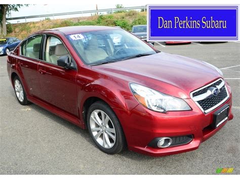 2014 Venetian Red Pearl Subaru Legacy 25i Premium 115483866 Photo 4