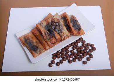 Piscok Pisang Coklat Kind Traditional Snack Stock Photo 1572433687