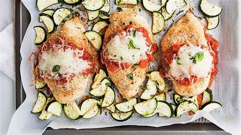 Crispy Oven Chicken And Zucchini Sheet Pan Dinner Recipe From Tablespoon