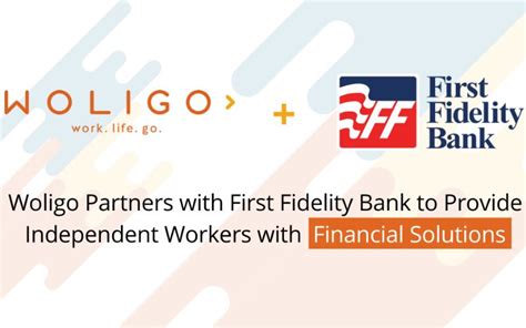 Woligo Partners With First Fidelity Bank For Banking And Retirement