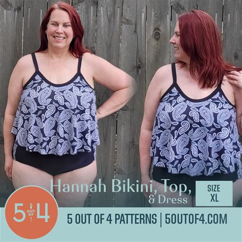 Hannah Bikini Top And Dress Out Of Patterns