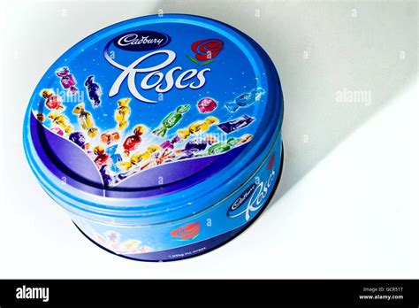 Cadbury Roses. Cadbury Roses chocolate tin Stock Photo - Alamy