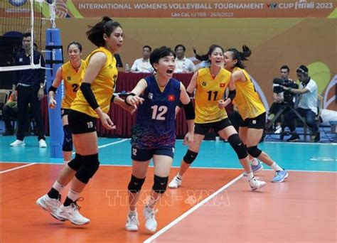 Vietnam Win Big At 2023 VTV Intl Womens Volleyball Cup