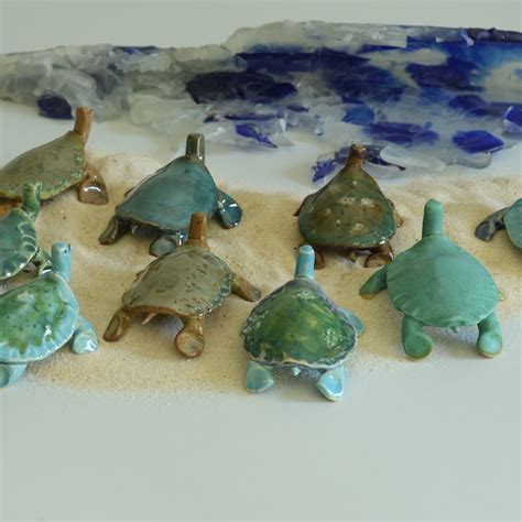 ceramic sea turtle etsy