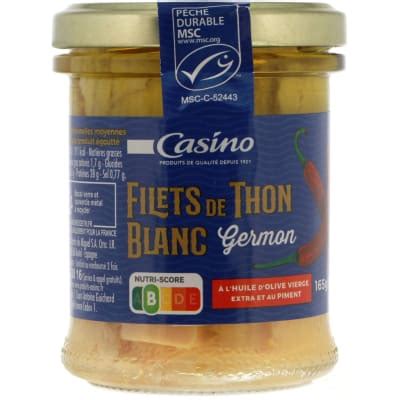 Avis et décryptage de Filets De Thon Blanc Germon À Lhuile D olive