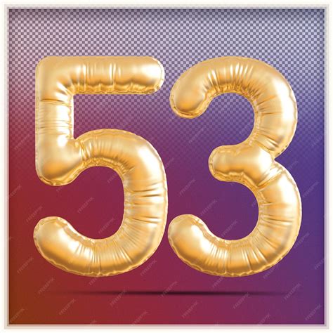 premium psd bubble gold number