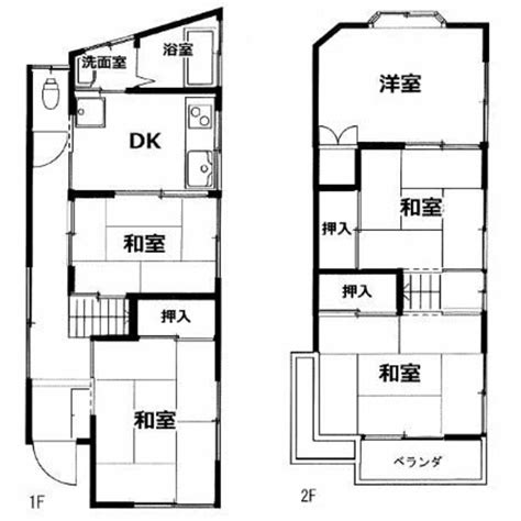 西武池袋線 ひばりケ丘駅 地上2階建て 築38年 埼玉県新座市栗原6丁目 75万円／5dk 和室 和室 和室 和室 洋室 Dk／72