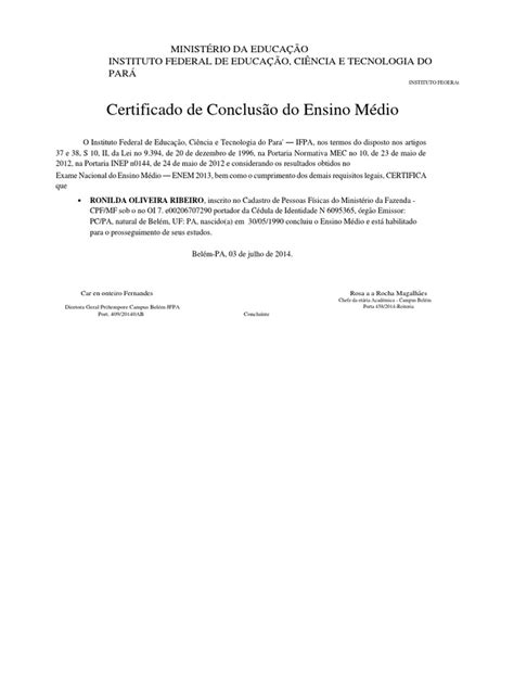 Como Conseguir Um Certificado De Conclusão Do Ensino Médio - Certificado De Conclusão Do Ensino Médio: Como Emitir Online? – IAGWLH