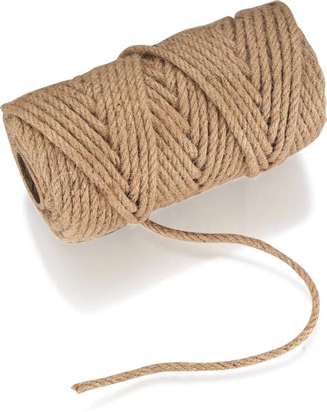 Corde De Jute Naturelle Mm D Paisseur Et M De Long Pour Le