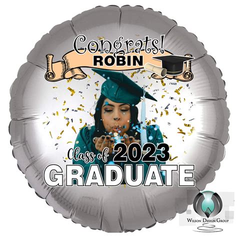 Personalized Graduation Balloons With Photo Graduation Balloons