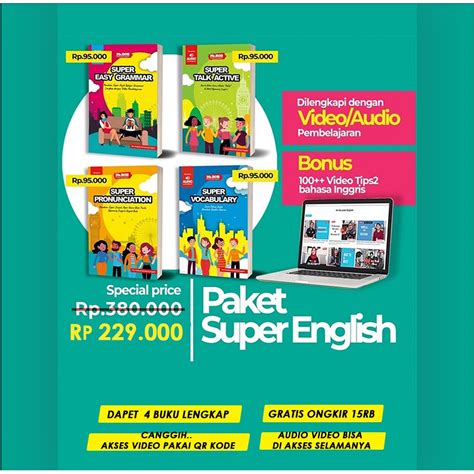 Jual Buku Bahasa Inggris Dari Mr Bob Kampung Inggris Panduan Jago