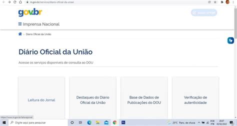 Consulta Diario Oficial Uniao - Como consultar o Diário Oficial da União online