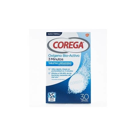 Corega Ox Geno Bio Activo Tabletas Limpiadoras Uds Corega