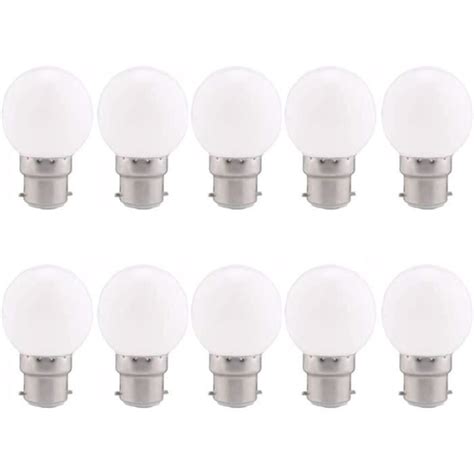 10 Pack B22 Ampoules À Baïonnette 2W G45 Mini Glof Ampoules Led