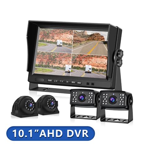 Ch Inch Car Split Recording Monitor With Pcs P Backup Camera