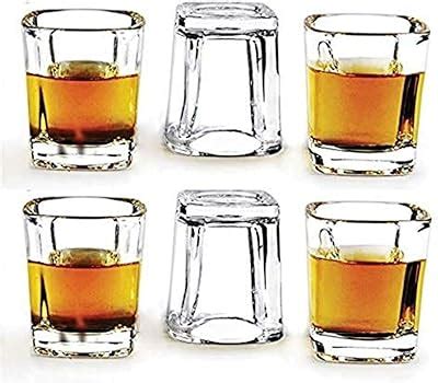 Joyjolt Lot De Verres Shot Base Lourde De Ml Amazon Ca Maison