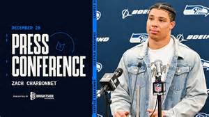 Zach Charbonnet Postgame Press Conference 2025 Week 17 Vs Panthers