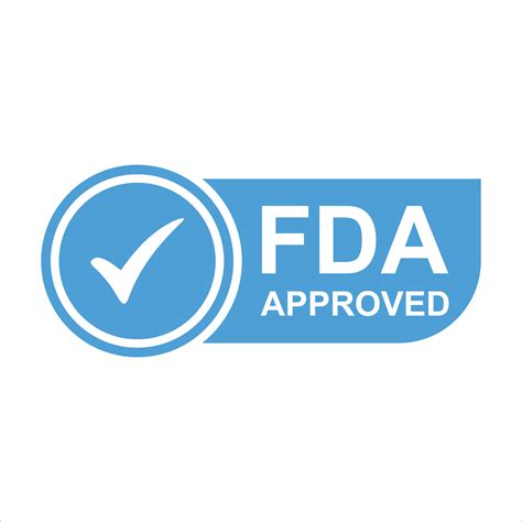 Fda Approved Food And Drug Administration Stamp Icon Symbol Label