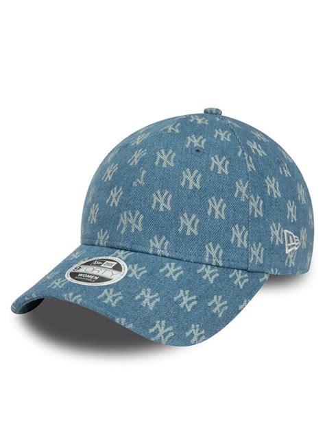 New Era Czapka Z Daszkiem Wmns Denim Mono 940 Nyy 60434988 Niebieski