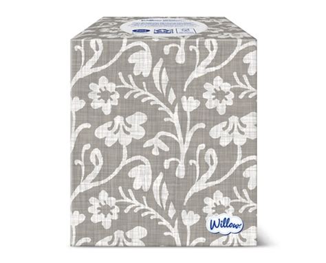 Willow Facial Tissue With Lotion 65 Ct ALDI US