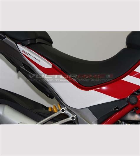 Kit Exclusivo De Pegatinas Blancas De Dise O Ducati Multistrada