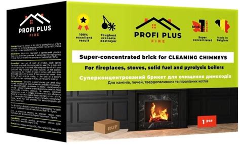 Суперконцентрированный брикет Profi Plus для очистки дымоходов 3 + 1 шт ...