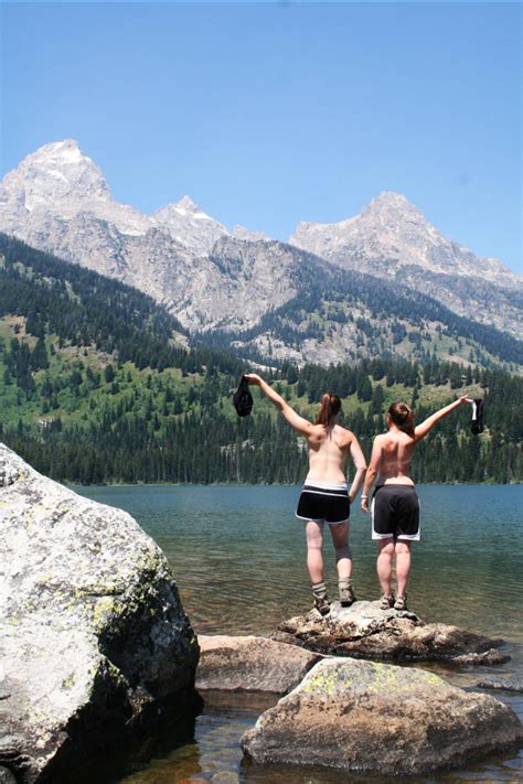 Hiking in the Grand Tetons. : r/pics