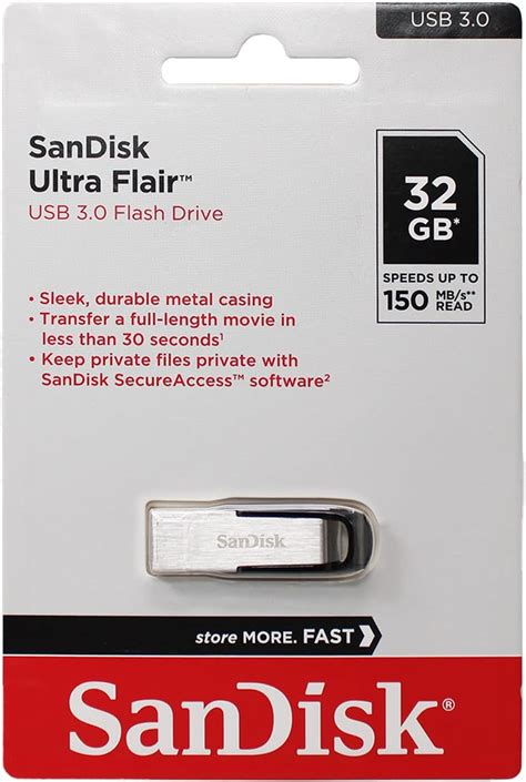 SanDisk 32GB Ultra Flair USB 3.0 Flash Drive