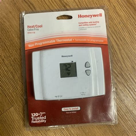 Honeywell Thermostat Rth111b Non Programmable Easy To Read Digital Display New 85267725477 Ebay