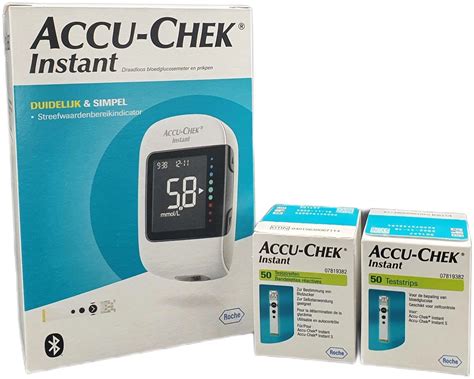 Accu Chek Instant Voordeelset Bloedglucosemeter 2x 50 Teststrips Is