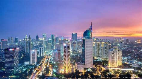 video pemandangan kota jakarta