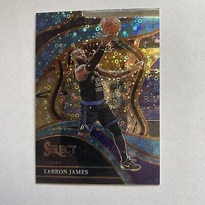 Select Lebron James Courtside Light Blue Disco Prizm